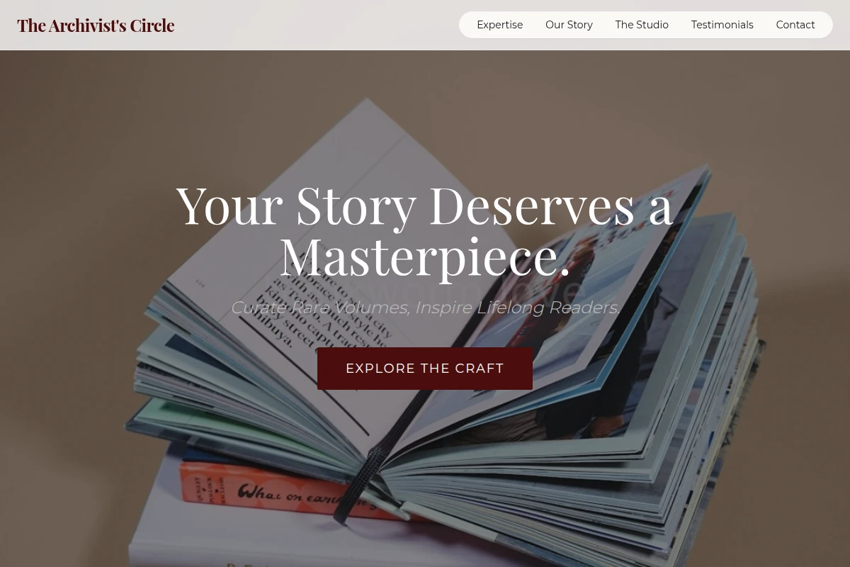 Narrative Book Design
