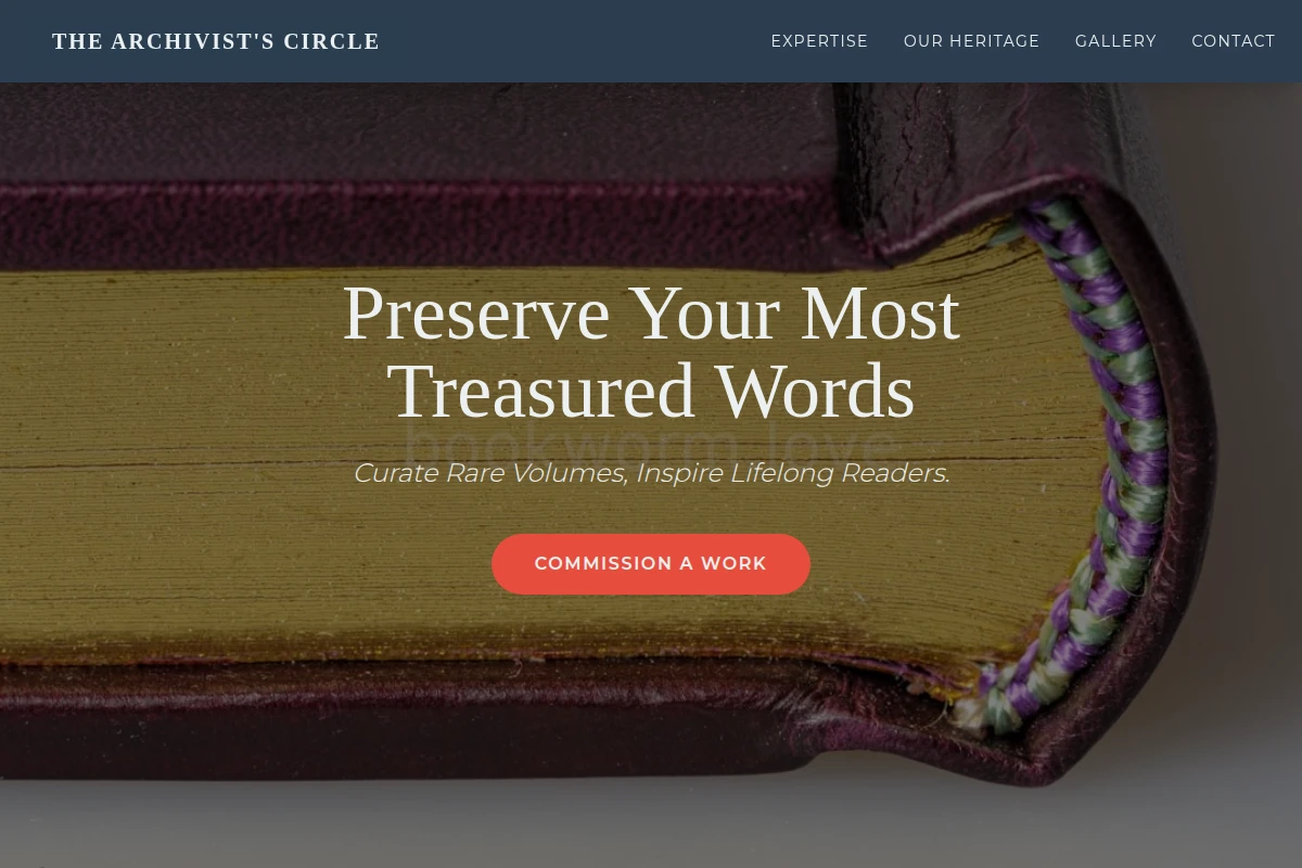 Calligraphy Bookbinding